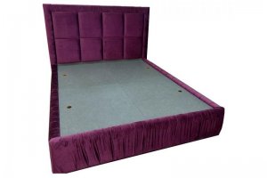 Кровать в ткани Велюр - Мебельная фабрика «Алеф+»