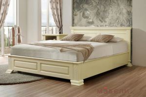 Кровать Верди Люкс с низким изножьем - Мебельная фабрика «МЭБЕЛИ»