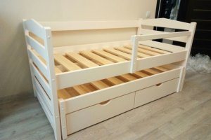 Кровать с выдвижным ярусом Яромила - Мебельная фабрика «Детская мебель»