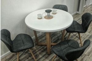 Круглый обеденный стол из массива - Мебельная фабрика «Массив»