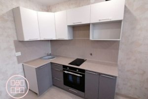 Кухня бело-серая - Мебельная фабрика «RiN Мебель»