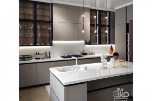 Кухня Дина с эффектом Soft touch - Мебельная фабрика «Экомебель»