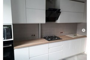 Кухня Глянцевая белая - Мебельная фабрика «ПАТЭ»