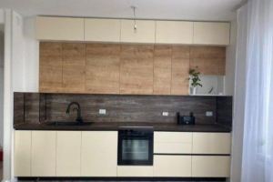 Кухня прямая из ЛДСП Egger - Мебельная фабрика «МИКС»