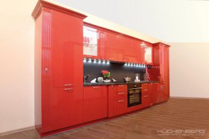 Кухня классическая красная BACCARAT - Мебельная фабрика «CVT»