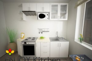 Кухня ЛДСП Пальмира - Мебельная фабрика «ENJOY Kitchen»