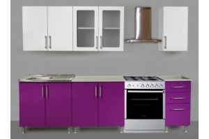Кухня МДФ Виолетта глянец - Мебельная фабрика «SPSМебель»