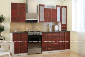 Кухня прямая Александрия-5 - Мебельная фабрика «Александрия»