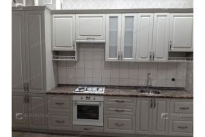 Кухня прямая белая массив - Мебельная фабрика «Фабрика натуральной мебели»