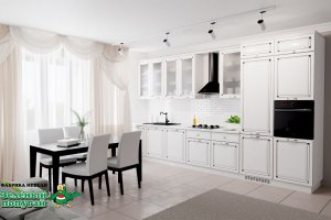 Кухня прямая Сицилия - Мебельная фабрика «Зеленый попугай»