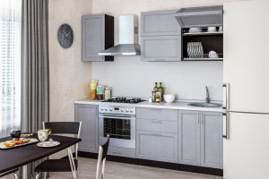 Кухня прямая Сканди 01 - Мебельная фабрика «VIVAT»