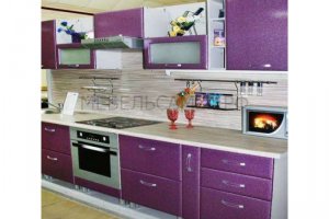 Кухня прямая Виолетта 2 - Мебельная фабрика «Альтернатива»