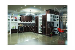 Кухня Симона с тамбуратом - Мебельная фабрика «Кухонный двор»