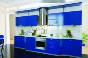 Кухня синяя Индира - Мебельная фабрика «ДИЗАЙН МЕБЕЛЬ»