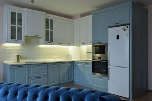 Кухня светлая в стиле Прованс - Мебельная фабрика «Лига»