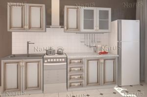 Кухня светлая Венеция косичка - Мебельная фабрика «НАРУС»