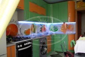 Кухня угловая цветная 35 - Мебельная фабрика «МФА»