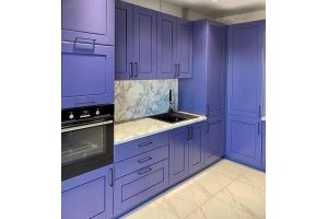 Кухня угловая фиолетовая - Мебельная фабрика «Астмебель»