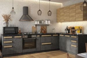 Кухня угловая Тесс композиция 1 - Мебельная фабрика «РАУС»