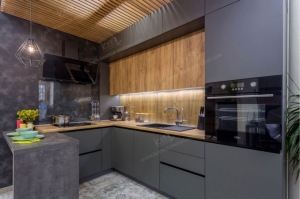 Кухня угловая в стиле Лофт - Мебельная фабрика «Контур»