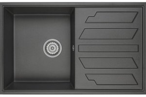 Кухонная Мойка Seaman Eco Granite SGR-8002 Black - Оптовый поставщик комплектующих «SEAMAN»
