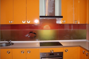 Кухонный фартук из стекла 11 - Оптовый поставщик комплектующих «Glass Master»
