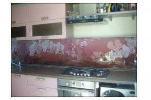 Кухонный фартук из стекла 42