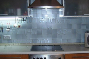 Кухонный фартук из стекла 9 - Оптовый поставщик комплектующих «Вега»