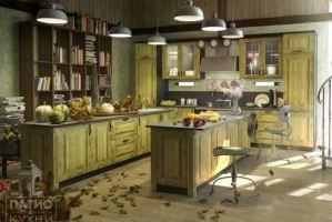 Кухонный гарнитур Аncona из массива дерева - Мебельная фабрика «Патио Кухни»