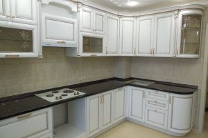 Кухонный гарнитур белый с патиной - Мебельная фабрика «Мебель РОСТ»