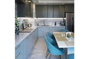 Кухонный гарнитур двухцветный - Мебельная фабрика «Люкс-С»