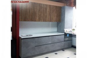 Кухонный гарнитур пластик М3 19 cleaf - Мебельная фабрика «Мебельщик»
