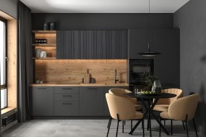 Кухонный гарнитур Shadow & Grain - Мебельная фабрика «FSM (Фабрика Стильной Мебели)»