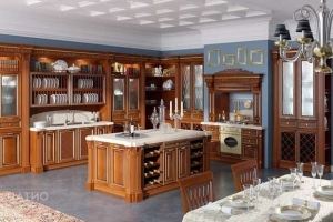 Кухонный гарнитур Stradivary (коричневый) арт. 356 - Мебельная фабрика «Патио Кухни»