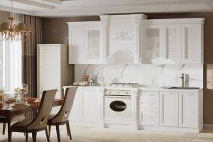 Кухонный гарнитур Венеция 2,40 белый - Мебельная фабрика «Арида»