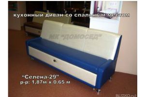 Кухонный прямой диван со спальным местом Селена-29 - Мебельная фабрика «Домосед»