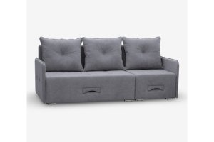 Лаки 1+1 - прямой диван с полукреслом и тонкими локтями - Мебельная фабрика «Сапсан»