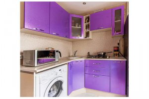 Маленькая фиолетовая кухня - Мебельная фабрика «Lakma»