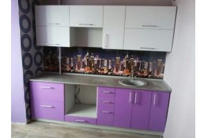 Маленькая прямая кухня - Мебельная фабрика «IDEA»