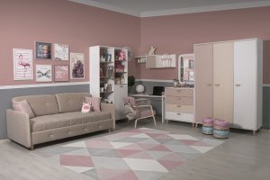 Мебель для девочки-подростка Амели - Мебельная фабрика «Лилель»