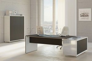 Мебель для кабинета Платинум - Мебельная фабрика «СОФТФОРМ»