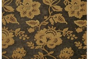 Мебельная ткань ALEKSANDRIA FLOWERS brown - Оптовый поставщик комплектующих «Сарма»