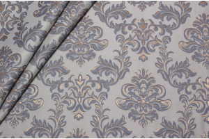Мебельно-интерьерная ткань Агата синий - Оптовый поставщик комплектующих «Дали»