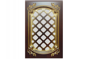 Мебельный фасад Флора 2 золотой патиной - Оптовый поставщик комплектующих «Элит & Ко»