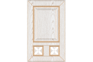 Мебельный фасад витрина-решетка LORENCE - Оптовый поставщик комплектующих «Люксфронт»