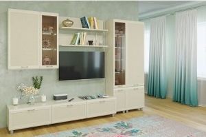 Белая гостиная Мелисса композиция 3 - Мебельная фабрика «Д’ФаРД»