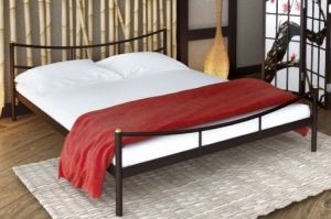 Металлическая кровать спальная Yume - Мебельная фабрика «Alitte»