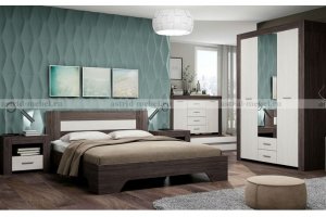 Модульная Спальня Квадро 2 - Мебельная фабрика «Астрид-Мебель»
