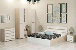 Модульная спальня МДФ Наоми 1 - Мебельная фабрика «Алтай-Мебель»