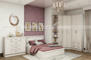 Модульная спальня Принцесса - Мебельная фабрика «Астрид-Мебель»
